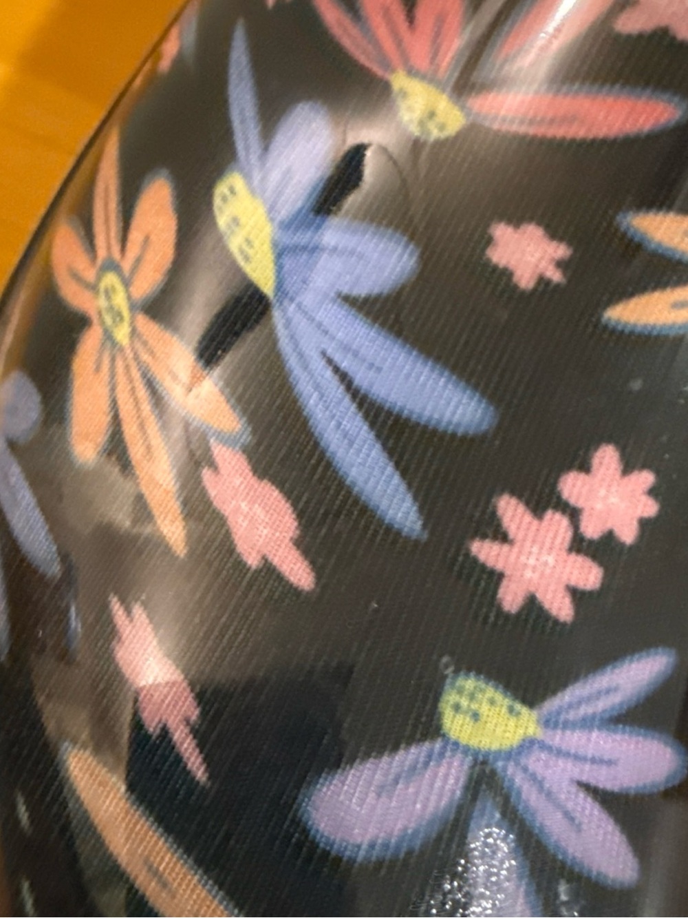 New Grounded Work Garden shoes size 8 Women's Black Floral Garden Clogs - Picture 4 of 8